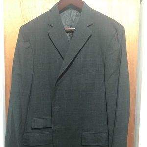 Vintage Polo Ralph Lauren Plaid 3B Jacket 50L Made in Italy wool/cashmere